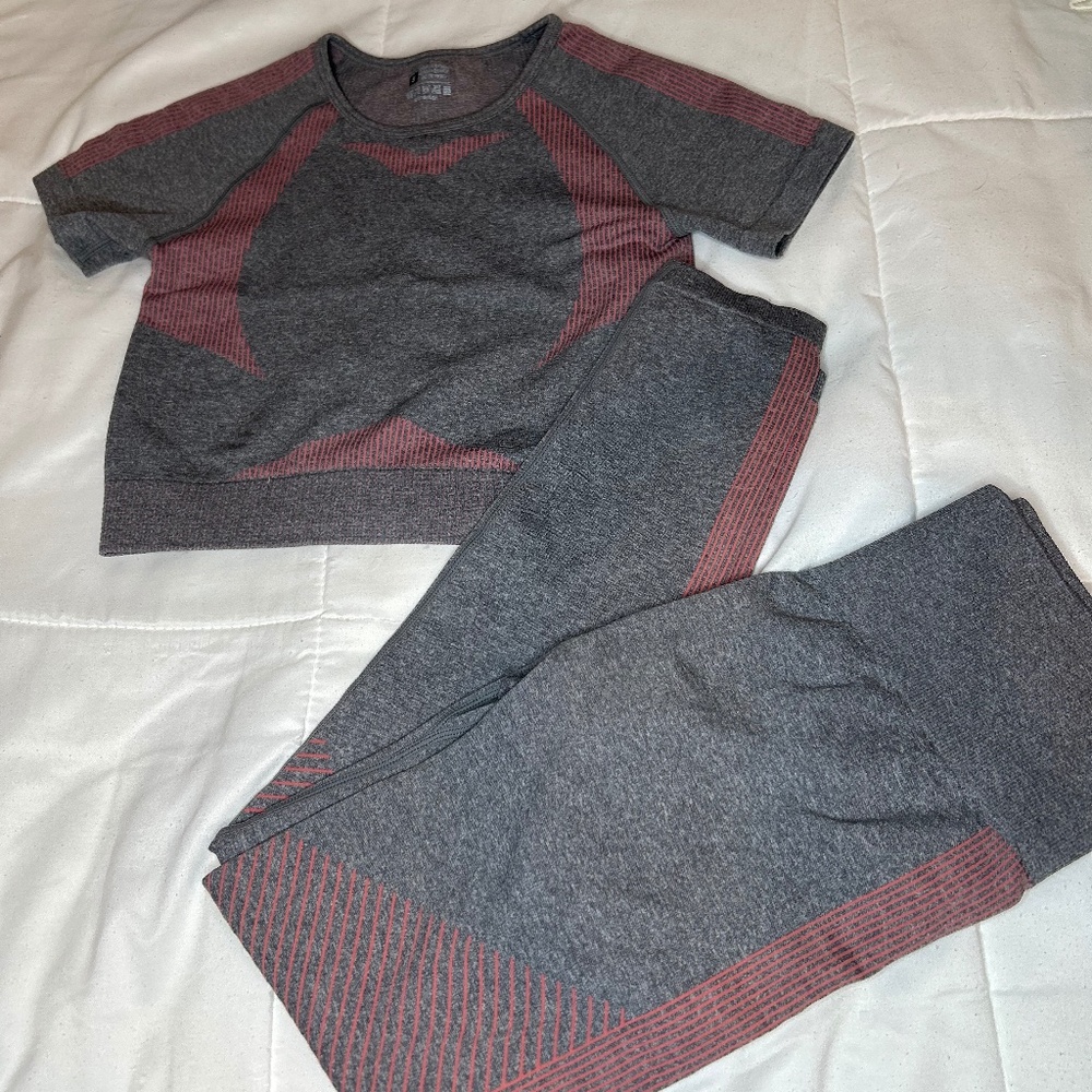 Workout Shirt And Legging Set
